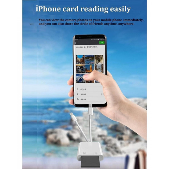 2in1 Card Reader Type-C Lightning to TF/SD Card Micro Camera Reader OTG Adapter Cable 2in1 Card Reader Type-C Lightning to TF/SD Card Micro Camera Reader OTG Adapter Cable