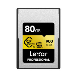 Lexar 80GB Professional CFexpress Type A Card GOLD Series Lexar 80GB Professional CFexpress Type A Card GOLD Series