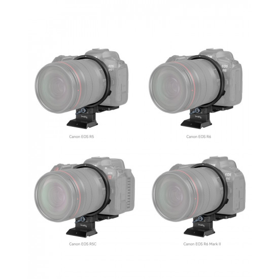 SmallRig Rotatable Horizontal-to-Vertical Mount Plate Kit for Canon EOS Specific R Series Cameras EOS R5 / R6 / R5C / R6 Mark II SmallRig Rotatable Horizontal-to-Vertical Mount Plate Kit for Canon EOS Specific R Series Cameras EOS R5 / R6 / R5C / R6 Mark II