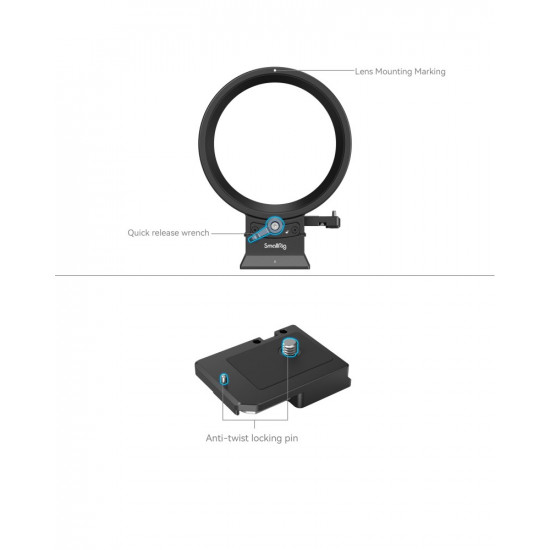 SmallRig Rotatable Horizontal-to-Vertical Mount Plate Kit for Canon EOS Specific R Series Cameras EOS R5 / R6 / R5C / R6 Mark II SmallRig Rotatable Horizontal-to-Vertical Mount Plate Kit for Canon EOS Specific R Series Cameras EOS R5 / R6 / R5C / R6 Mark II