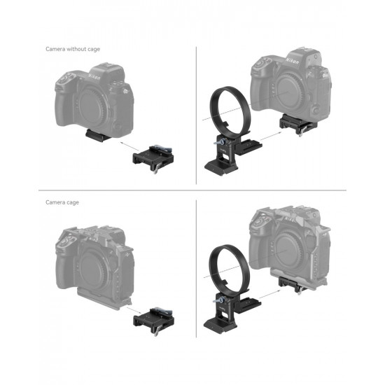 SmallRig Rotatable Horizontal-to-Vertical Mount Plate Kit for Nikon Z Series Z5 / Z6 / Z7 / Z6II / Z7II / Z8 SmallRig Rotatable Horizontal-to-Vertical Mount Plate Kit for Nikon Z Series Z5 / Z6 / Z7 / Z6II / Z7II / Z8