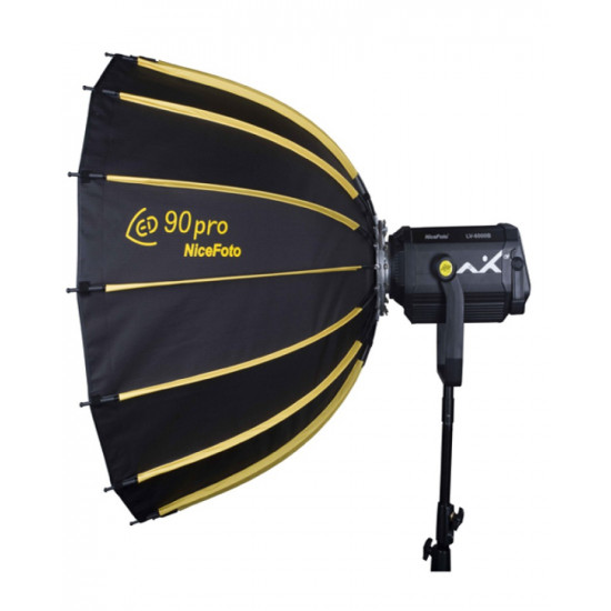 NiceFoto Quick Installation Deep Softbox With Grid 90cm Pro