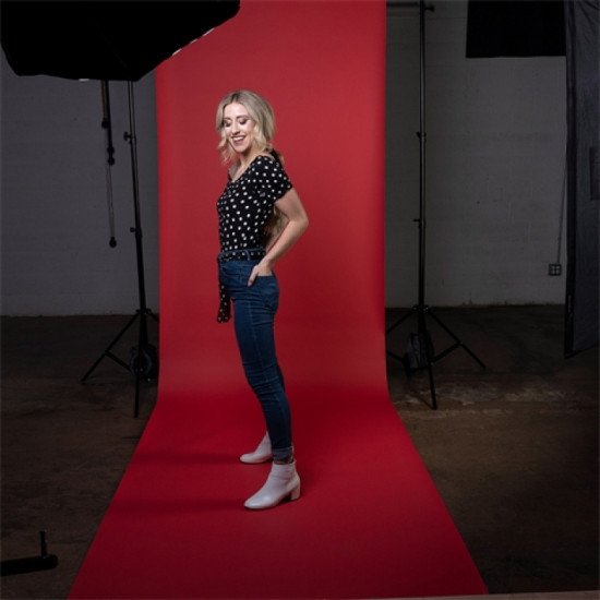 Background Paper Rolls 2.72x11m Scarlet