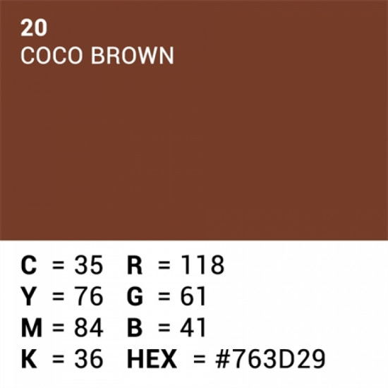Background Paper Rolls 2.72 x 11m Coco Brown