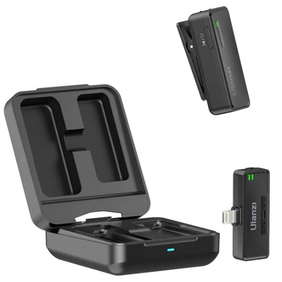 Ulanzi UW-MIC 2.4GHz Wireless Recording Microphone (Lightning) Ulanzi UW-MIC 2.4GHz Wireless Recording Microphone (Lightning)