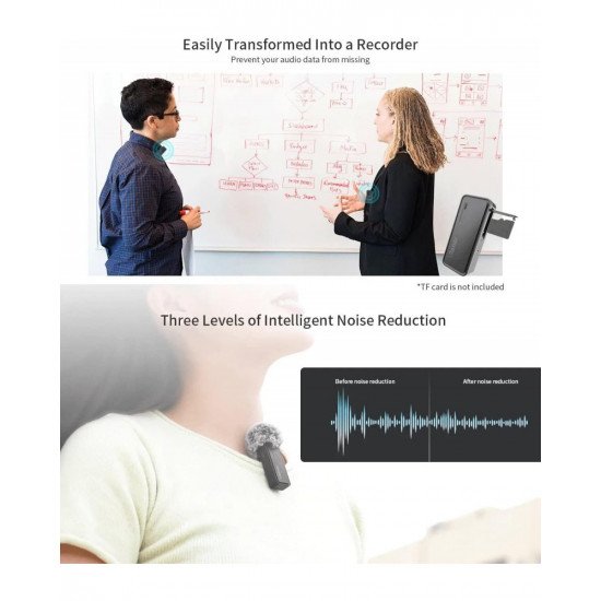 Ulanzi UW-MIC 2.4GHz Wireless Recording Microphone (Type-C)