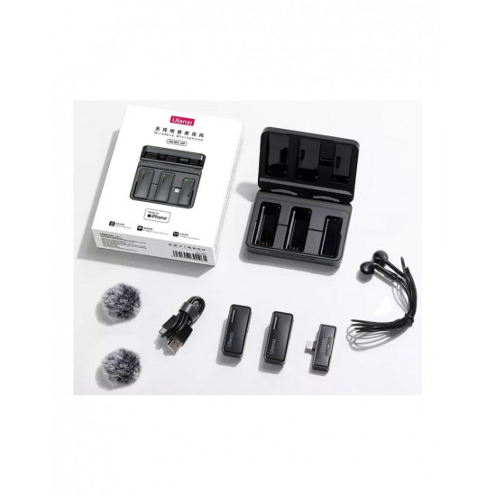 Ulanzi UW-MIC 2.4GHz Wireless Recording Microphone 2in1 (Lightning) Ulanzi UW-MIC 2.4GHz Wireless Recording Microphone 2in1 (Lightning)