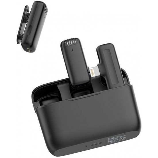 Ulanzi J12 Wireless Lavalier Microphone System (Lightning)