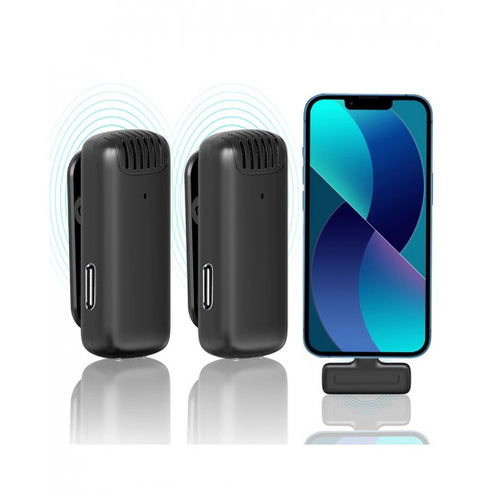 Ulanzi J12 Wireless Lavalier Microphone System (Type-C) Ulanzi J12 Wireless Lavalier Microphone System (Type-C)