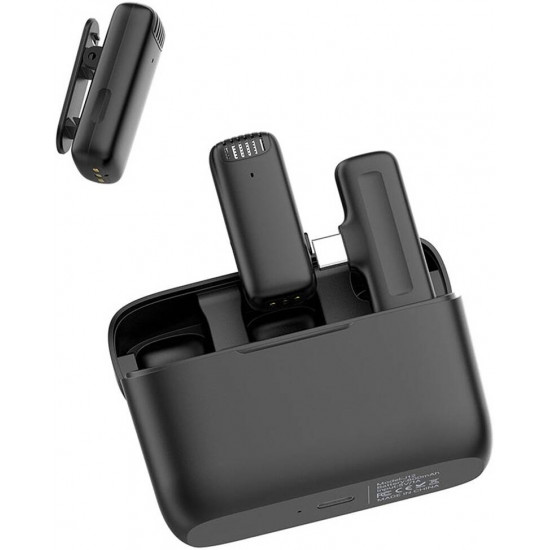 Ulanzi J12 Wireless Lavalier Microphone System (Type-C) Ulanzi J12 Wireless Lavalier Microphone System (Type-C)