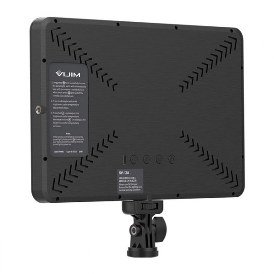 Ulanzi VIJIM VL198 Bi-Color LED Key Light Panel with Remote Control Ulanzi VIJIM VL198 Bi-Color LED Key Light Panel with Remote Control