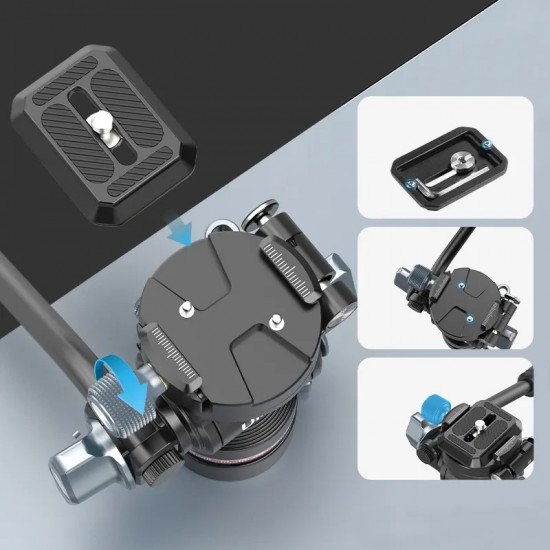 Ulanzi U-190 Pro Fluid Video Head Ulanzi U-190 Pro Fluid Video Head