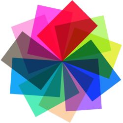 12inch Gel Light Filter Color Correction Colored Overlays Transparent Color Film 11pc
