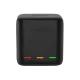 TELESIN 3 Slots LED Storage Charger Box for GoPro Hero 9/10/11/12