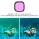 TELESIN 45M Diving Waterproof Case with Lens Filter for GoPro Hero 12/11/10/9