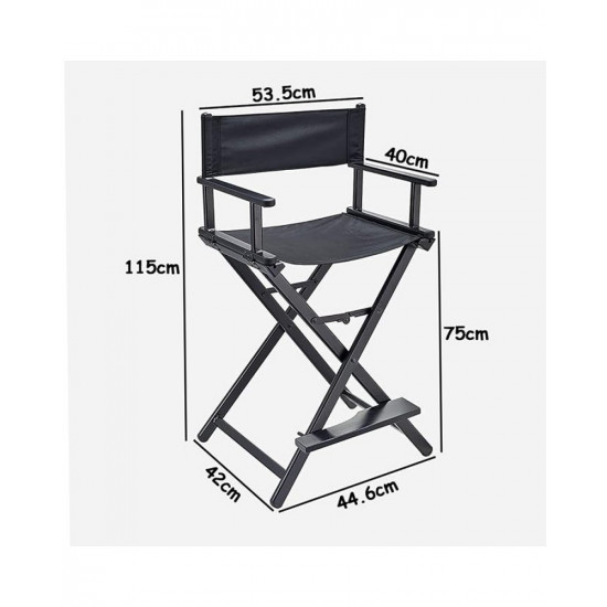 Makeup Folding Chair Aluminum Frame Artist Directors Chair