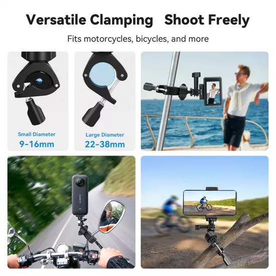 TELESIN Bike Handlebar Clamp Mount TELESIN Bike Handlebar Clamp Mount