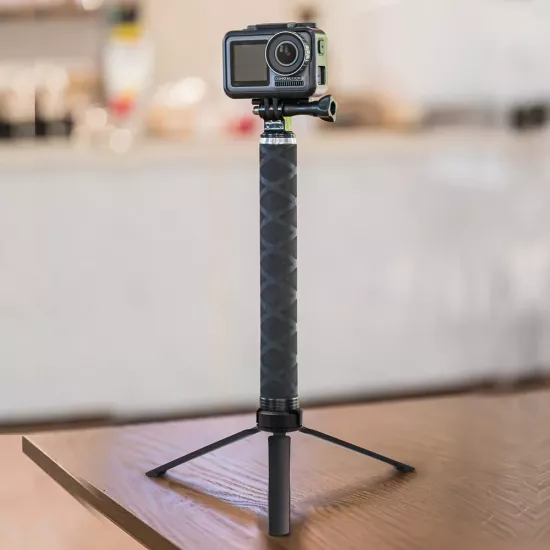TELESIN 0.9m Carbon Fiber Selfie Stick Aluminium Alloy Tripod