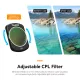 TELESIN CPL+ND16/64/256 Filter Set for DJI Pocket 3 TELESIN CPL+ND16/64/256 Filter Set for DJI Pocket 3