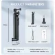 TELESIN Multifunctional Foldable Tripod Selfie Stick Mount for Action Cameras
