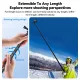 TELESIN New Design 3m Carbon Fiber Selfie Stick TELESIN New Design 3m Carbon Fiber Selfie Stick
