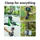 TELESIN Plastic Universal Handlebar Mount Tube Clamp TELESIN Plastic Universal Handlebar Mount Tube Clamp