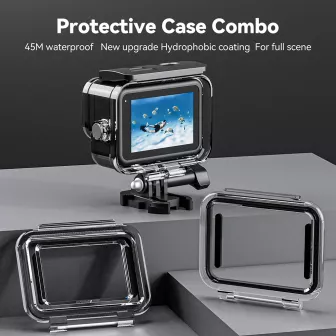 TELESIN All Scene Protective Case Waterproof Case Set for GoPro 9/10/11/12