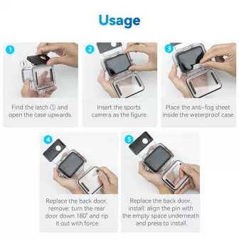 TELESIN All Scene Protective Case Waterproof Case Set for GoPro 9/10/11/12