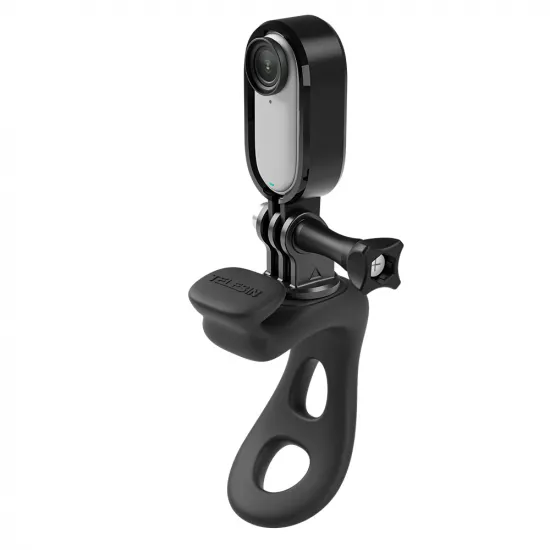 TELESIN Rubber Handlebar Mount for Action Cameras (Black)