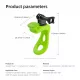 TELESIN Rubber Handlebar Mount for Action Cameras (Green)