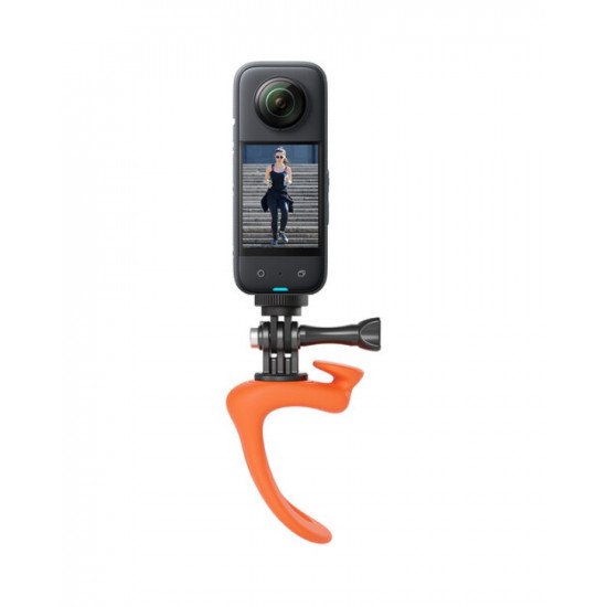 TELESIN Rubber Handlebar Mount for Action Cameras (Orange)