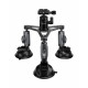 TELESIN Three-Arm Suction Mount