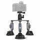 TELESIN Three-Arm Suction Mount