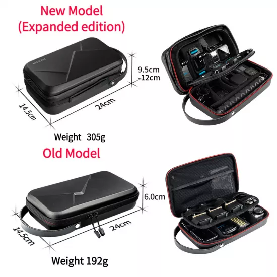 TELESIN Waterproof Portable Adjustable Space Storage Bag for GoPro TELESIN Waterproof Portable Adjustable Space Storage Bag for GoPro