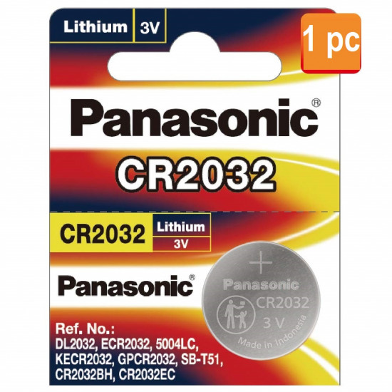 Panasonic CR2032 Lithium Coin Battery 3V