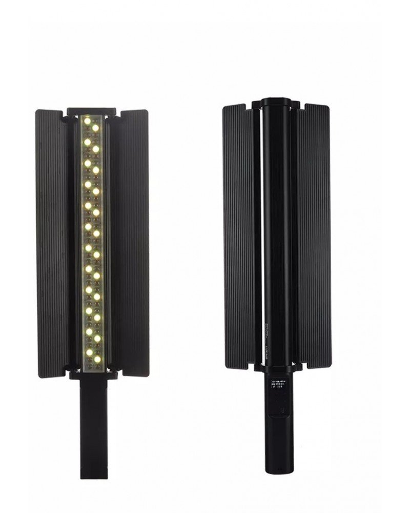 NiceFoto TC-C2 Bi-Color RGB 24W Handheld LED Light Wand with Barndoor NiceFoto TC-C2 Bi-Color RGB 24W Handheld LED Light Wand with Barndoor