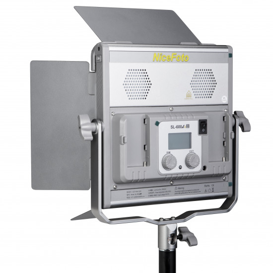 NiceFoto SL-600AⅡ Bi-Colour Video LED Panel Light
