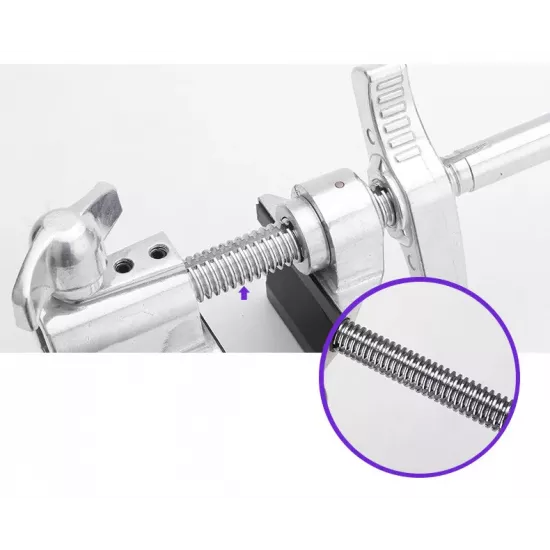 NiceFoto M11-078E End Jaw Vise Clamp 5/8” Pin 200mm Long with Opening 16-80mm Clamp