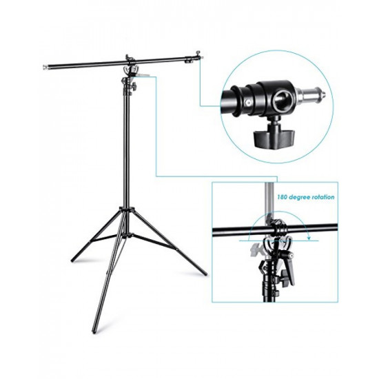 NiceFoto LS-16 Studio Boom Arm Light Stand