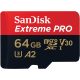 Sandisk Extreme Pro 64GB MicroSDXC 200MB/s Memory Card with SD Adapter