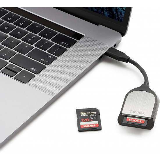 SanDisk Extreme Pro SD Card USB Type-C Reader SanDisk Extreme Pro SD Card USB Type-C Reader