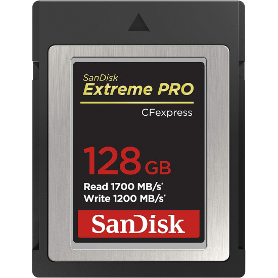 SanDisk 128GB Extreme PRO CFexpress Card Type B SanDisk 128GB Extreme PRO CFexpress Card Type B