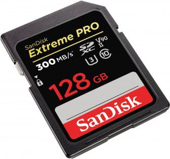 SanDisk 128GB Extreme PRO UHS-II SDXC 300 MB/s Memory Card