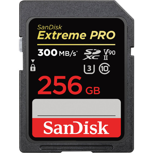 SanDisk 256GB Extreme PRO UHS-II SDXC 300 MB/s Memory Card