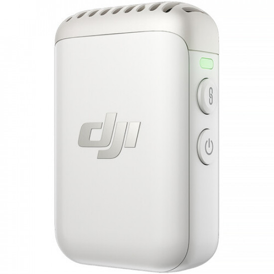 DJI Mic 2 Clip-On Transmitter/Recorder with Built-In Microphone (Platinum White) DJI Mic 2 Clip-On Transmitter/Recorder with Built-In Microphone (Platinum White)