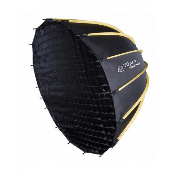 NiceFoto 70Pro Quick Installation Deep Softbox With Grid 70cm