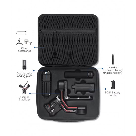 Carrying Case Bag for DJI Ronin RS3 Gimbal & Accessories Storage Bag Travel Protection Large Capacity Case