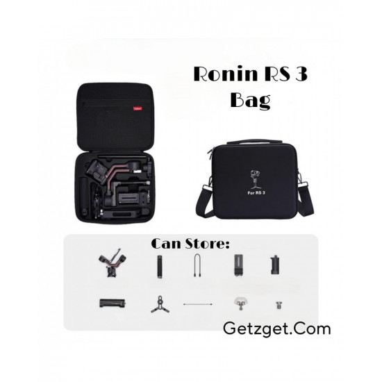 Carrying Case Bag for DJI Ronin RS3 Gimbal & Accessories Storage Bag Travel Protection Large Capacity Case