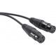 Cable XLR Cable XLR Female to XLR Female Balanced 3 PIN Microphone Cable Black 5M