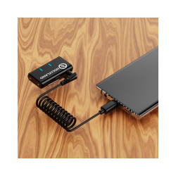 TRS-to-Type-C 3.5mm Adapter Microphone Patch Cable 40cm